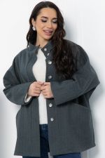 Жакет Вместе навсегда (темно-серый) Б12804-4М LT Collection