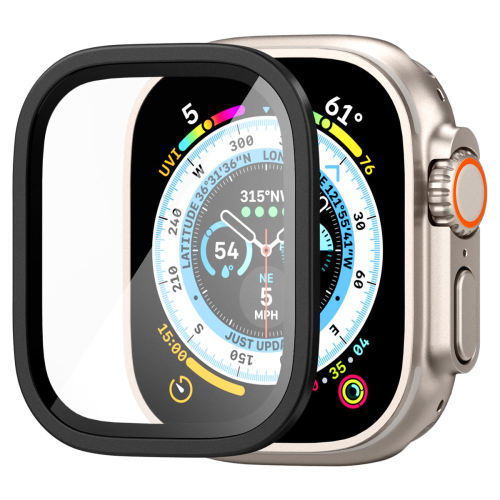 Стекло Spigen GLAS.TR SLIM PRO APPLE WATCH ULTRA (49 MM) BLACK