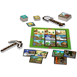 Ravensburger - Minecraft Junior Builders & Biomes Strategy Game 246885