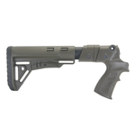 Приклад складной Mossberg 500/590, Maverick 88, DLG Tactical. Черный