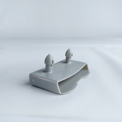 Латодержатель накладной односторонний фигурный 63 мм (серый)