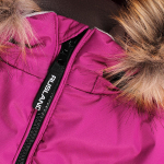 Комбинезон зимний д/девочки, р.122 (Rusland) вишня А 31-22