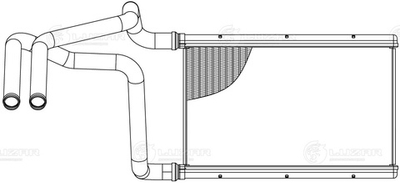 LRh 0836 -  Радиатор отопителя для Kia Mohave (19-) 3.0TD