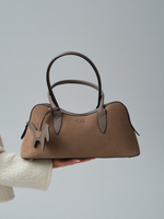 Замшевая сумка Jockey DBR 31168 серо-коричневый