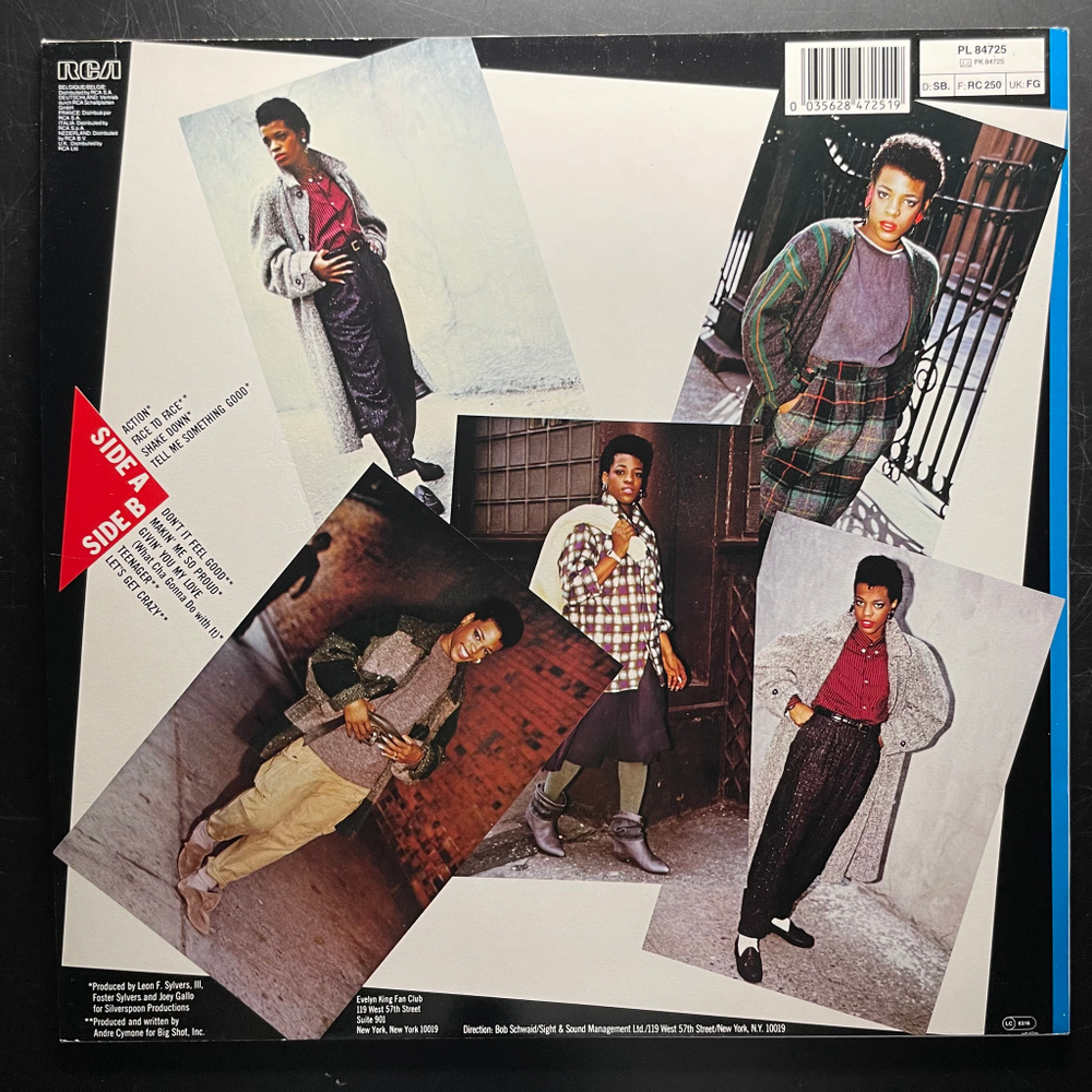 Evelyn "Champagne" King ‎– Face To Face (Германия 1983г.)