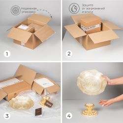 Фруктовница-конфетница Классика Айвори