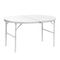 Стол складной овальный 120x90 (АЛЮМИНИЙ) без чехла (T-21407M-A-1) Helios (пр-во Тонар)