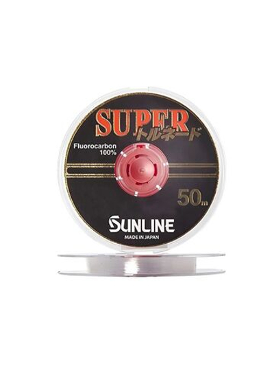 Флюрокарбон леска для рыбалки SUNLINE SUPER Tornado 50м #4/0.330mm