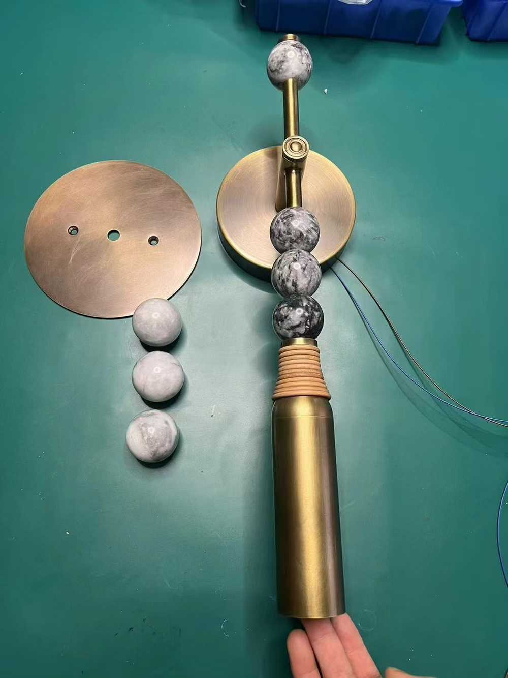 Chandelier Talisman by Apparatus (6 lampshades)