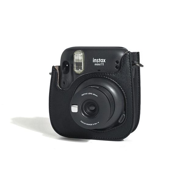 İnstax fotoaparat üzlüyü \ Instant Camera Case Mini 8, 9, 11 black cat
