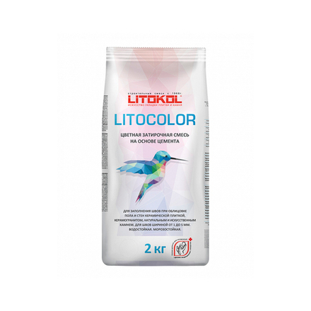 Затирка Litokol Litocolor L.23, темно-бежевая, 2 кг