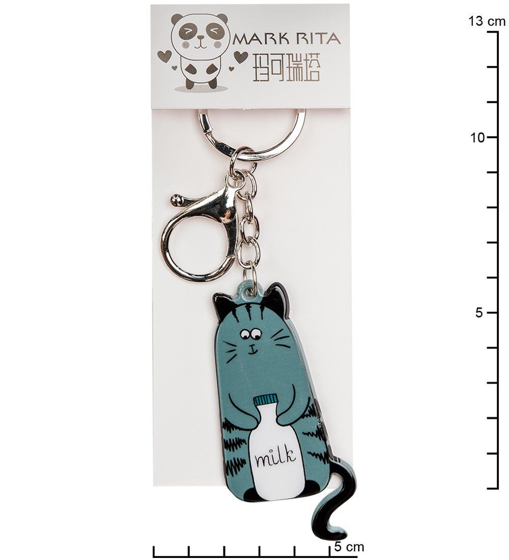 MR-127 Брелок «Котик с молоком» Mark Rita