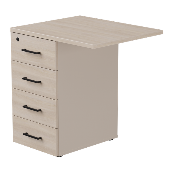 Тумба приставная Everprof EVO с топом 710х600x755