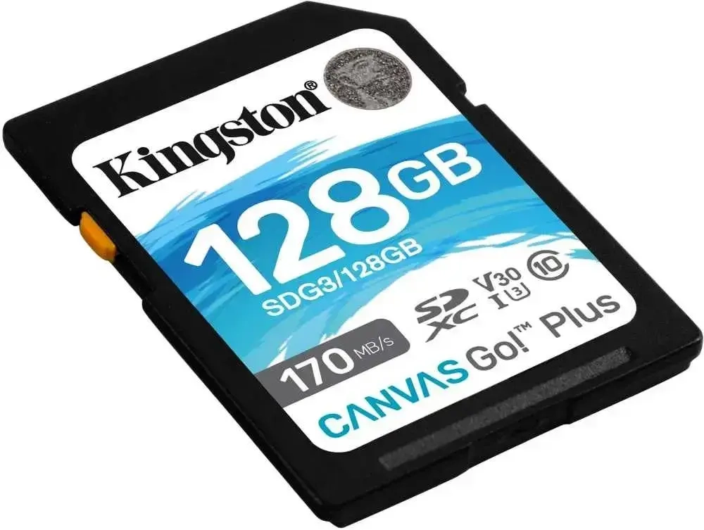 Карта памяти Kingston SDXC 128Gb Class 10 UHS-I U3 170/90 Mb/s