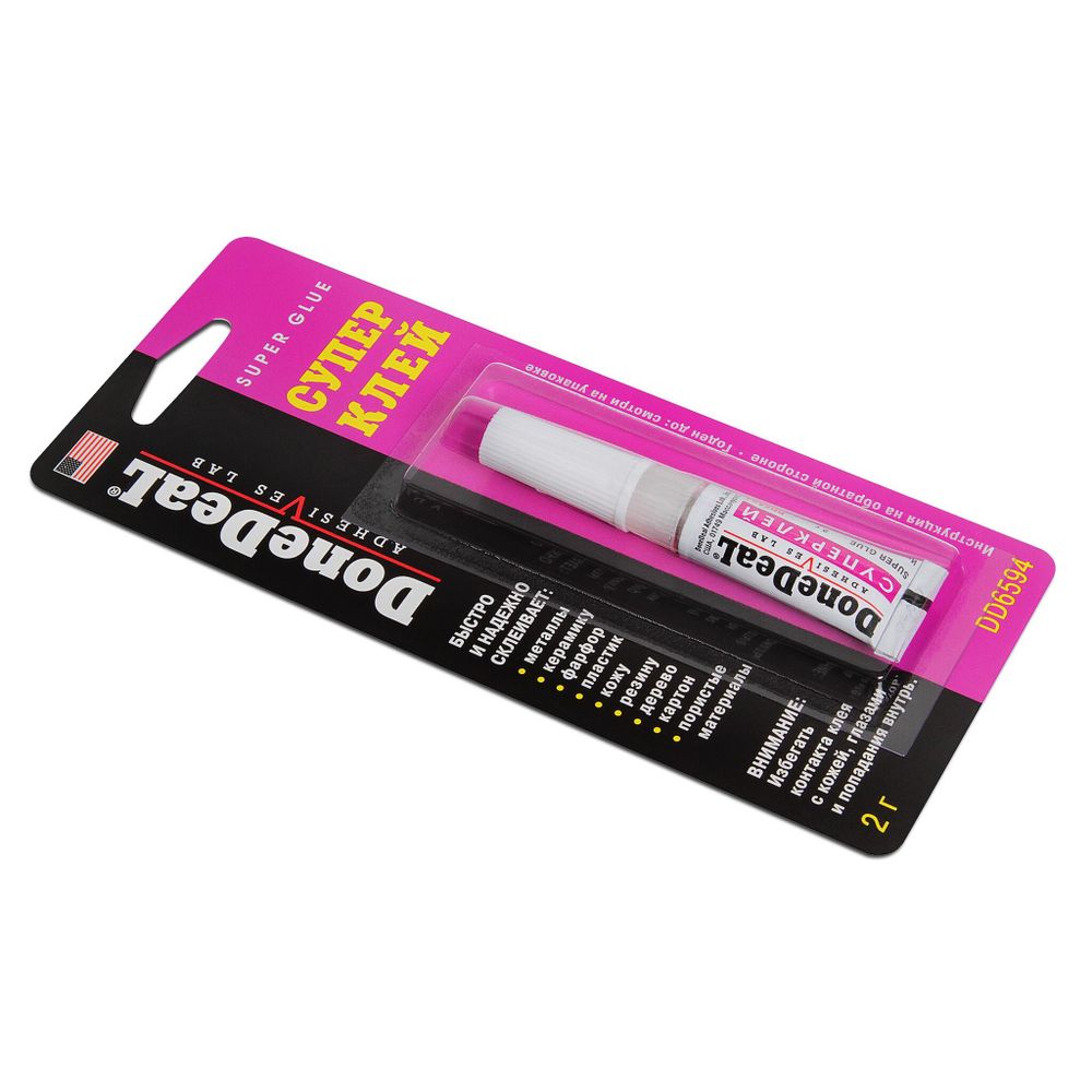 Клей для наклеек DoneDeal Super Glue 2 г блистер 1 шт.