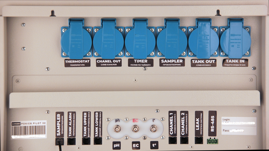 Прибор автоматического контроля E-MODE Ponics Pilot 32 (температура, PH, EC)