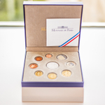 France 2010 Proof Coin Set with 15 Euro Commemorative Coin in Silver Proof "La Semeuse" (Exclusive to this Set)