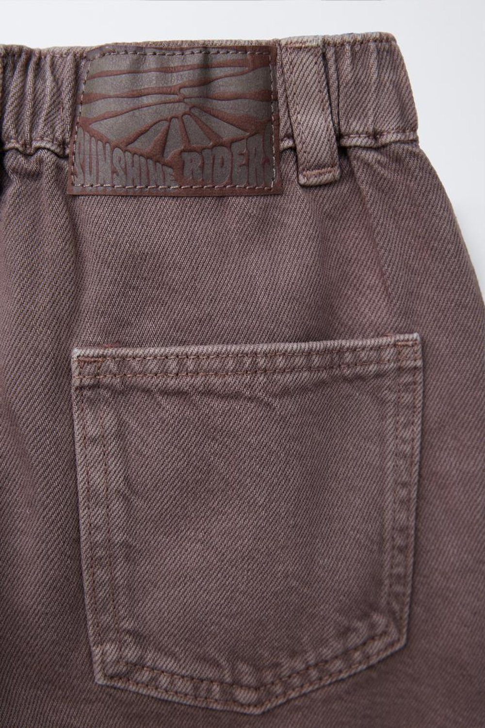 ZARA ШОРТЫ-БЕРМУДЫ ИЗ ТВИЛА, ЛИЛОВЫЙ