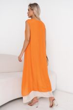 Платье Велла (коррал) Р11-1171 Nikol (Акция)