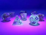 Chessex Dice Set Borealis Lab Rose Gold/Blue (7 set)