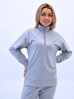 С-1823 Костюм из футера женский / Анорак и джоггеры