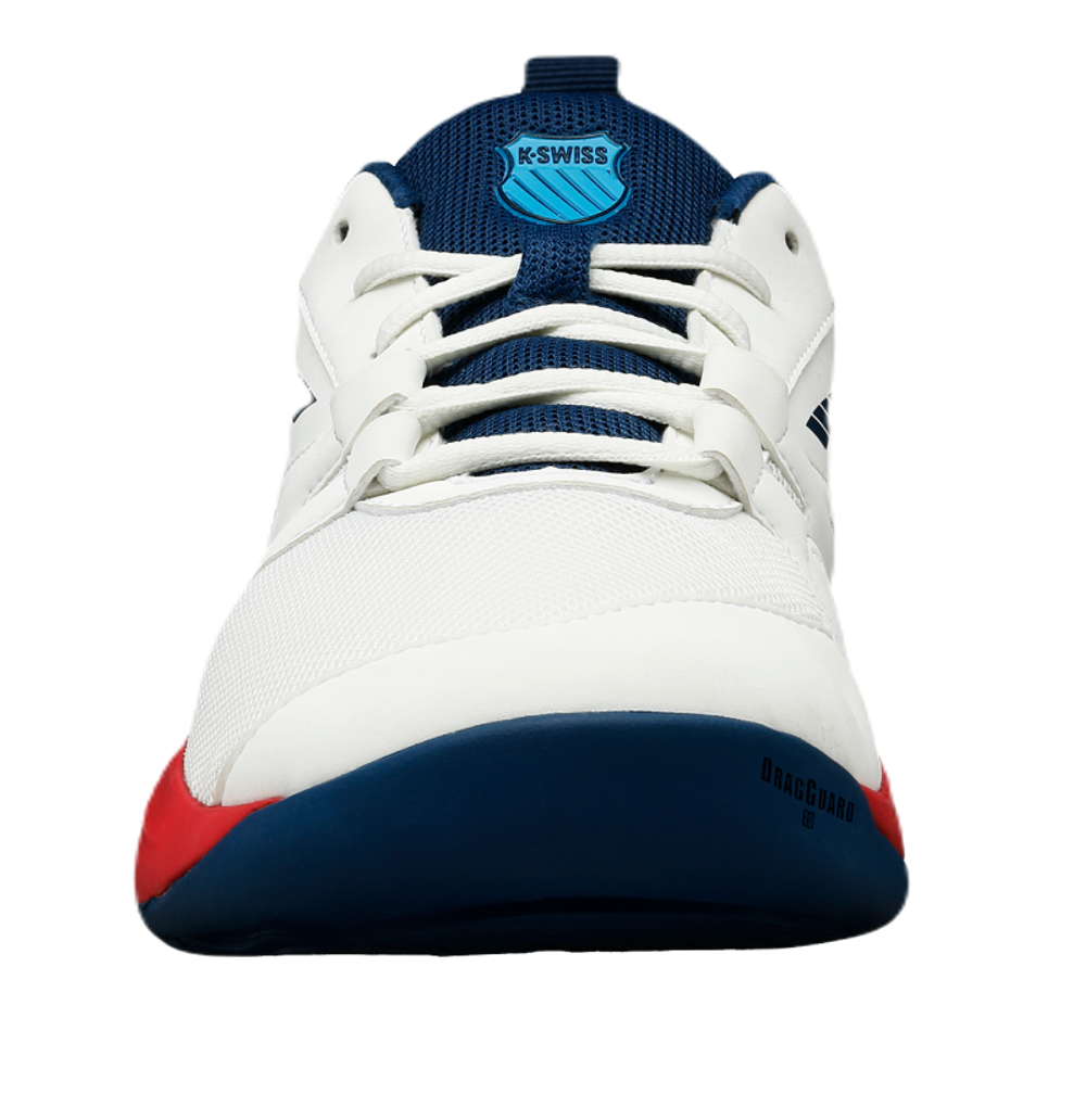 Детские теннисные кроссовки K-Swiss Speed Trac JR - blanc de blanc/blue opal/lollipop
