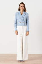 1917 Жакет женский (молочно-голубой)