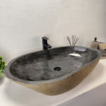Раковина из речного камня RS-63641 (87*50*17) 0125