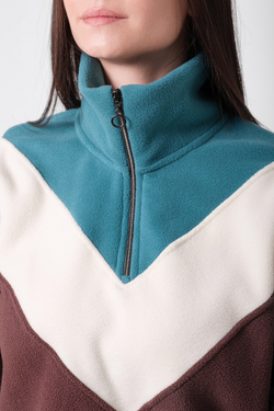 Костюм женский флисовый с олимпийкой "Мятный шоколад"