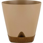 Горшок для цветов InGreen WOOD D170мм 2,5л с прикорневым поливом молочный шоколад/бук