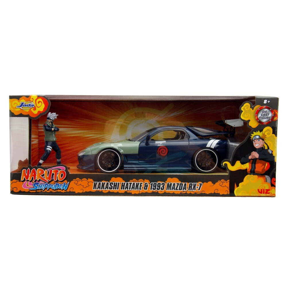 Jada Naruto - Металлическая машина 1993 Mazda RX-7 + фигурка Какаши Хатаке 3255055 / артикул   3255055  / GTIN 4006333084560
