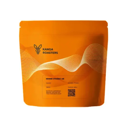 KANGA Кения Спайк АБ, кофе в зернах, 250 г. фильтр Канга