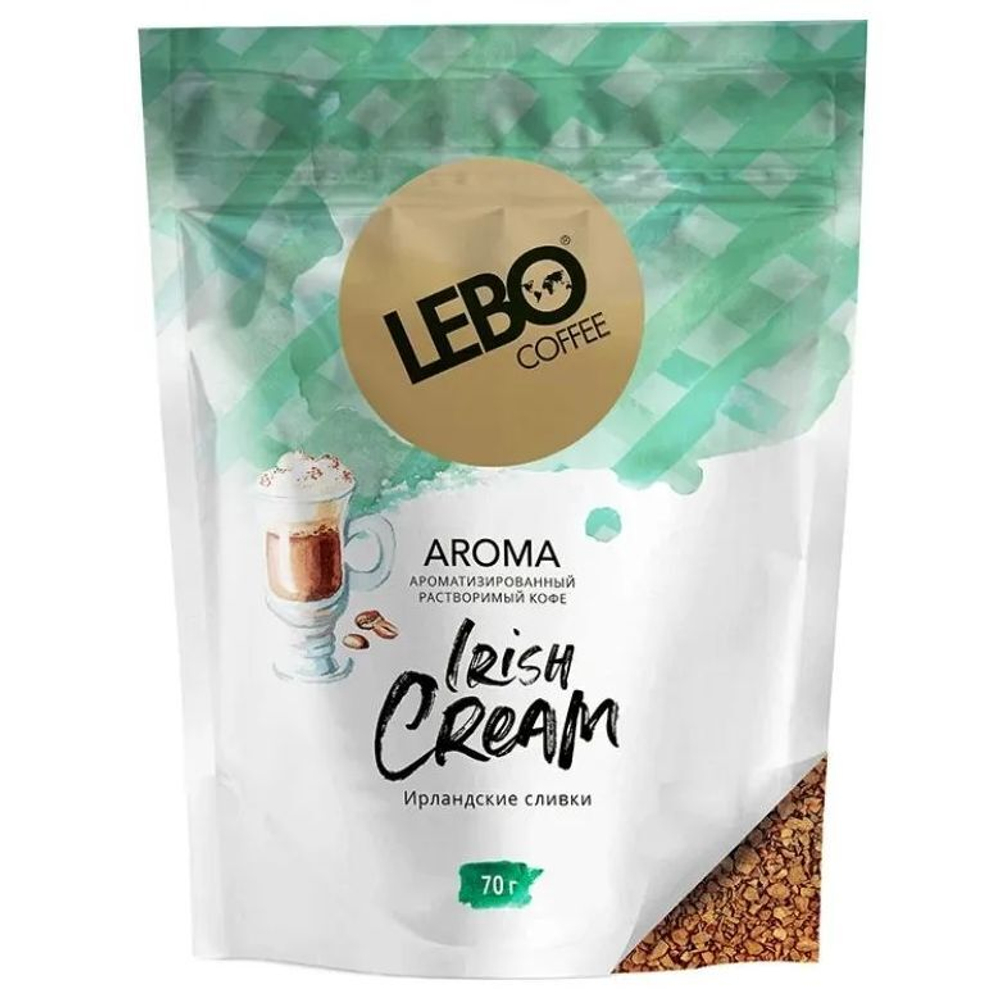 Кофе раств. LEBO AROMA IRISH CREAM м/у 70 гр.
