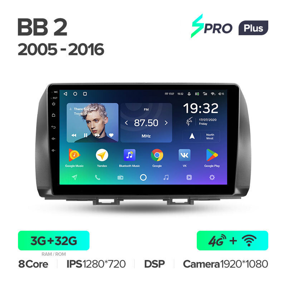 Teyes SPRO Plus 10.2" для Toyota bB 2005-2016