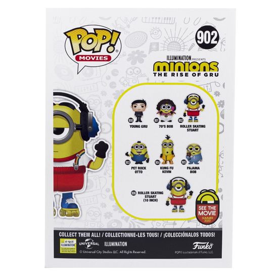 Фигурка Funko POP! Movies Minions 2 Roller Skating Stuart 47802