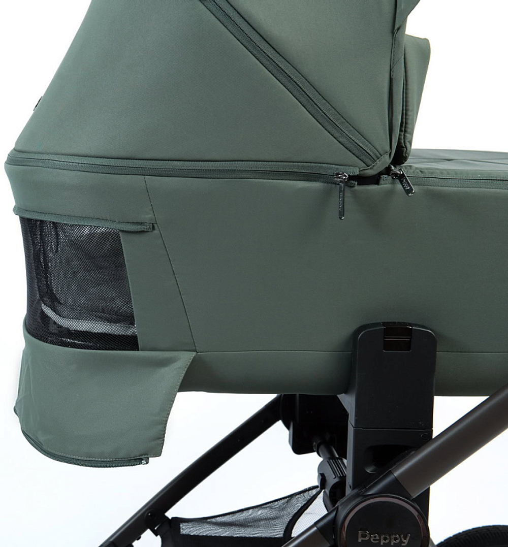 Детская коляска Peppy Monaco Thermo 3 в 1 с автокреслом Verona Green