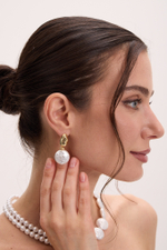 91004069 Серьги Selena Pearls