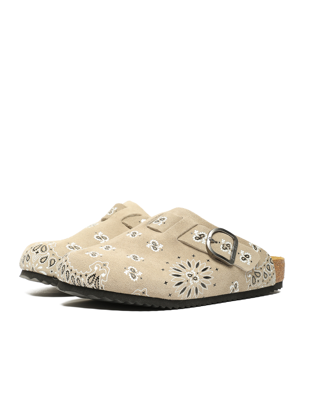 Клоги Camel Paisley Suede