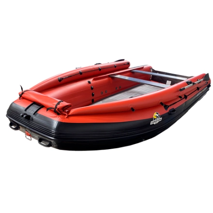 Лодка ПВХ Solar-470 Caravan Jet tunnel (Expedition) красный