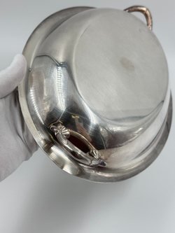 Блюдо посеребренное