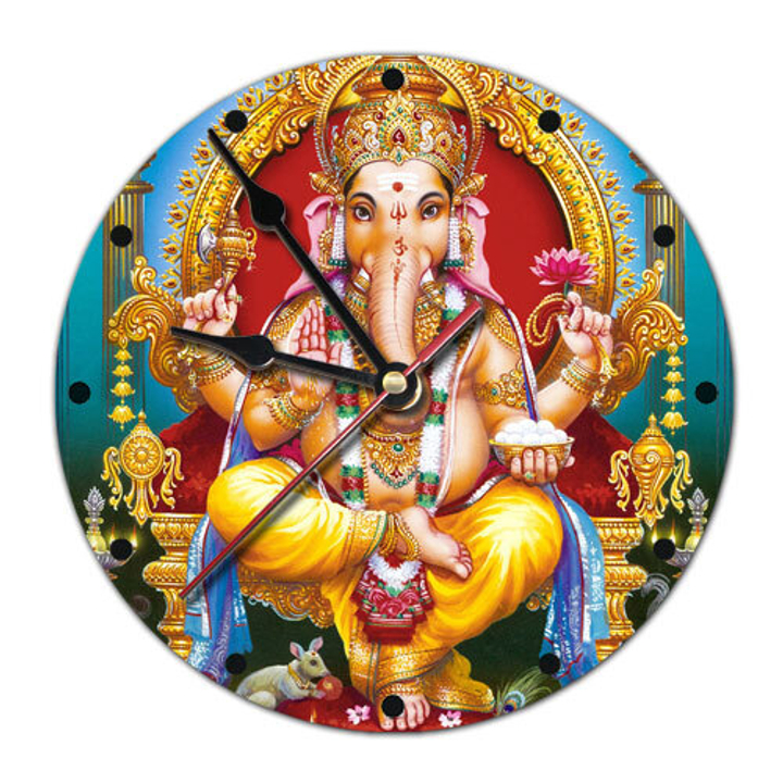 Часы настенные Ганеш пластик, 20 см 020334