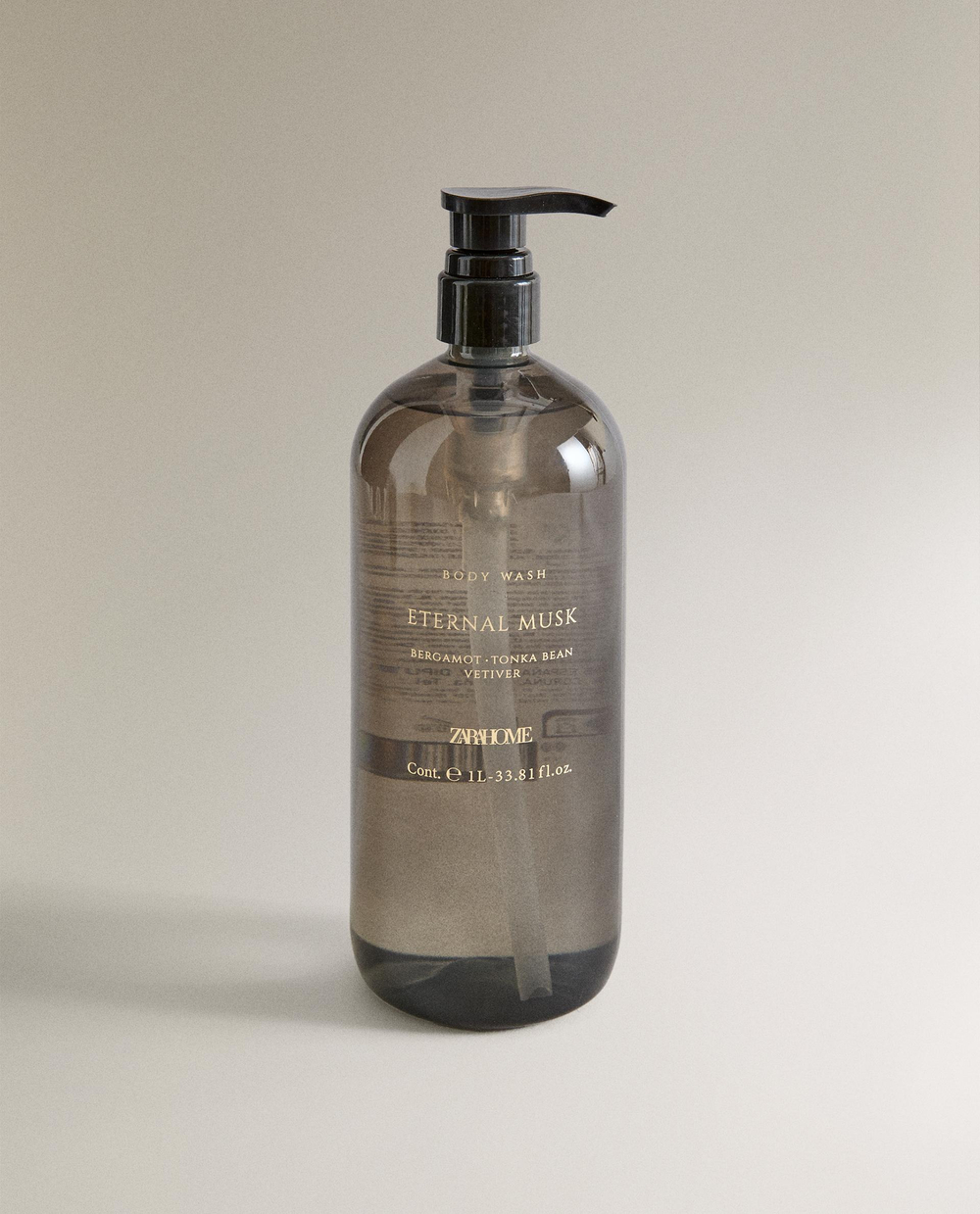 Zara Home Гель для душа Eternal Musk 1000 мл парфюмированный, для тела, аромат ароматический
