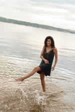 Платье мини с открытой спиной bk