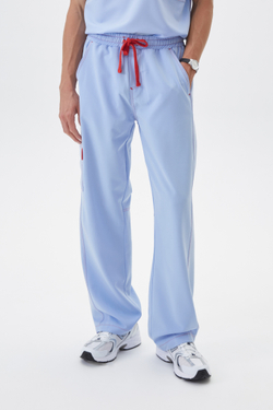 Брюки медицинские мужские Гекай, скайблю