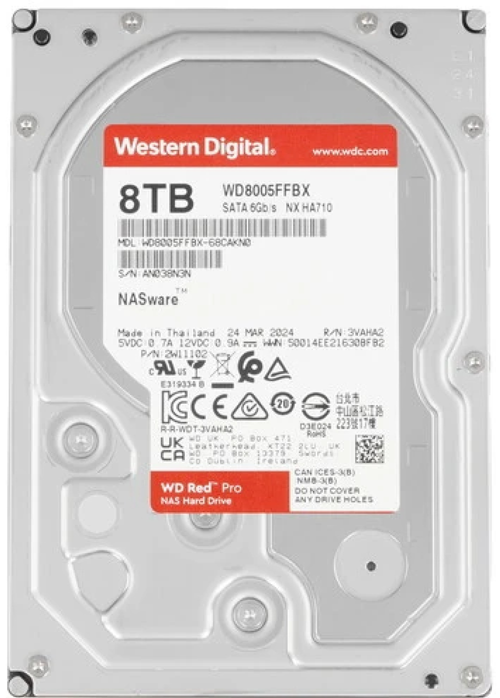 HDD Western Digital WD8005FFBX 8000 Гб