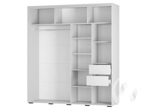 Шкаф-купе Крафт-6 (белый)