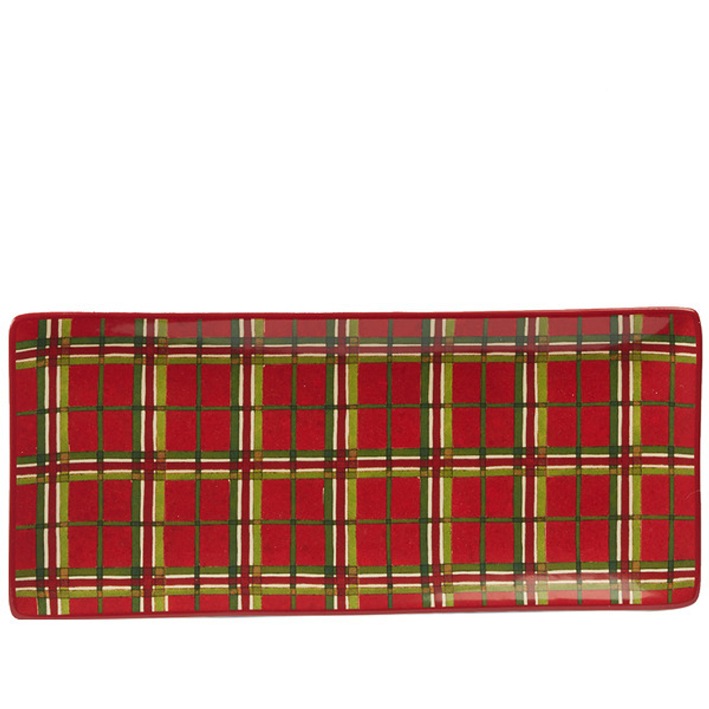 Блюдо прямоугольное Certified Int. Рождество на ферме 28х12см