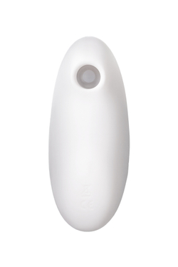 Вакуум-волновой стимулятор клитора с вибрацией Satisfyer Vulva Lover 2, силикон, белый, 11,9 см