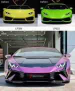 Передний бампер в стиле Tecnica для Lamborghini Huracan LP580 LP610 Evo 2014-2023 Ламборгини Хуракан