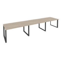 Onix Стол переговорный O.MO-PRG-3.3 Дуб Аттик/Металл Антрацит 4140*980*750